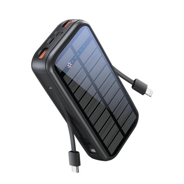 پاوربانک خورشیدی گرین لاین مدل PD20W SOLAR2 ظرفیت 16000 میلی آمپر ساعت